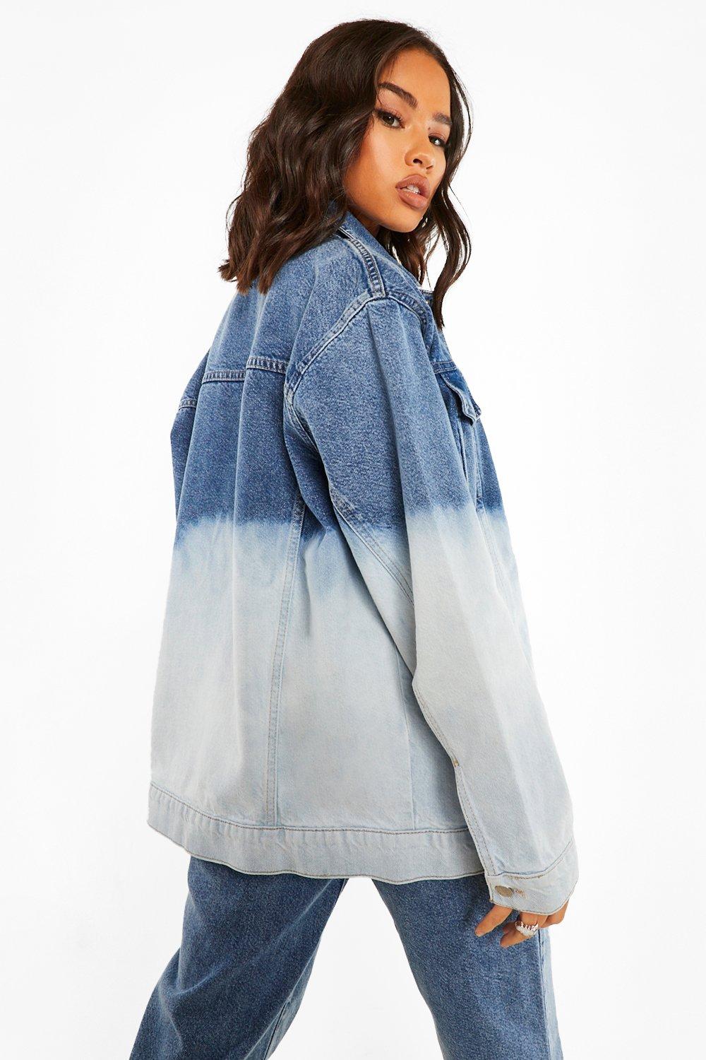 Veste jean 2024 tie and dye